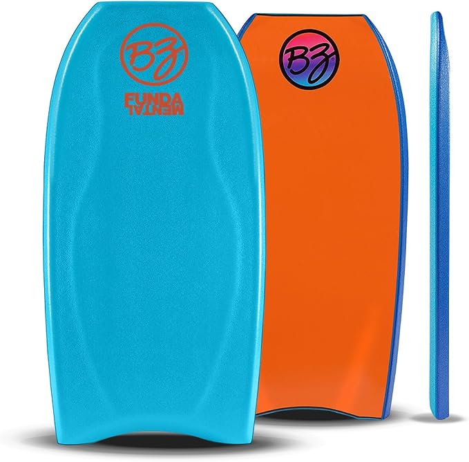 BZ Bodyboards - Fundamental Bodyboard - Advanced Riders - Zero-G Polypro Core - Surlyn Slick - 8LB H-Cell Deck - Crescent Tail - Advanced Riders, Superior Performance
