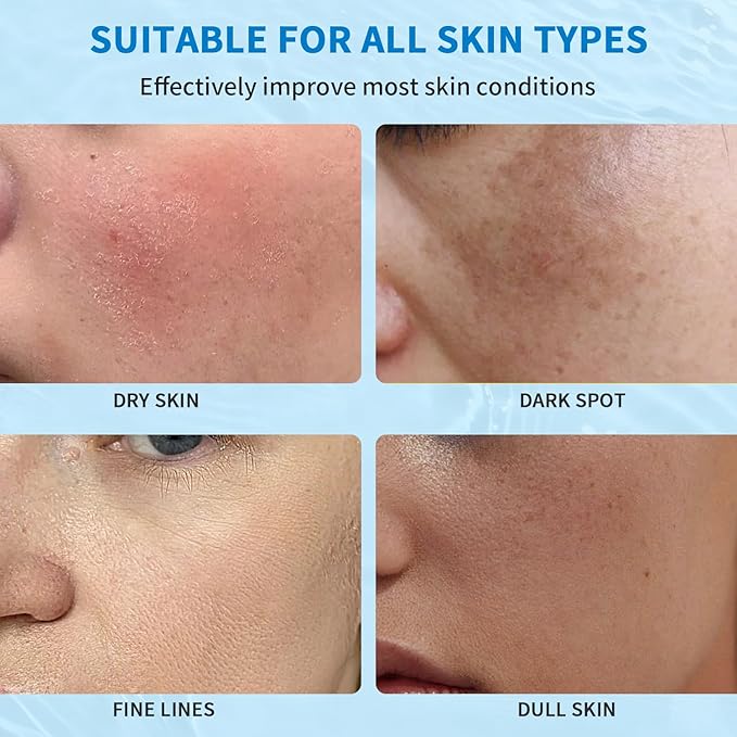 12 Pack Sheet Face Masks Skincare (Collagen, Hyaluronic acid, Snail, Retinol, Vitamin C, Niacinamide) Collagen Face Mask Hydrating Face Masks for Women Skin Care, Moisturizing, Brightening, Anti-Aging