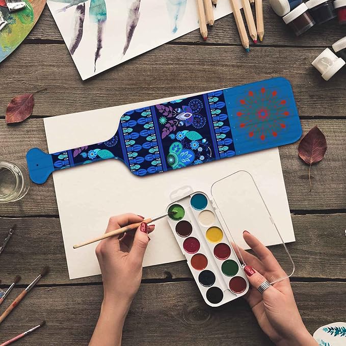 BATTIFE 2Pack 22inch Greek Sorority Paddle - Unfinished Pine Wooden Frat Paddle, Fraternity Wood Paddles for Arts Crafts