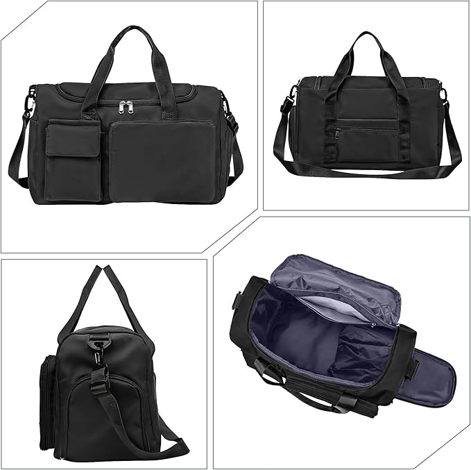 Supercenter Gym Bag, For Both Men and Women, Foldable, With Shoe Compartment and Wet/Dry Compartment