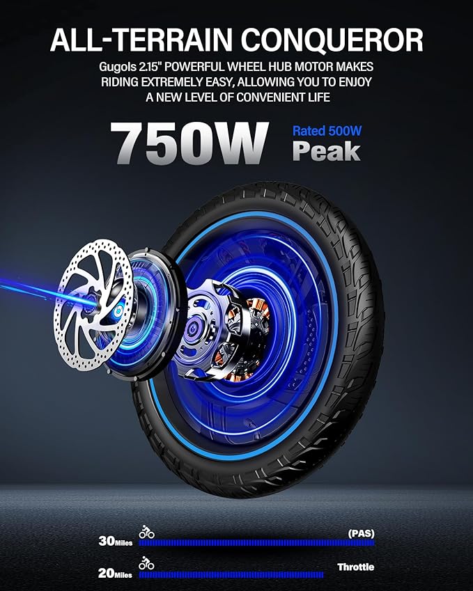 2 Seater Electric Bike for Adults,Mini Bike 500/750 Motor,28MPH,48V/15AH Removable Battery,25-30Miles 16" Fat Tire Commuter Ebike,Full Suspension Foldable Electric Bicycles for Adults Teens