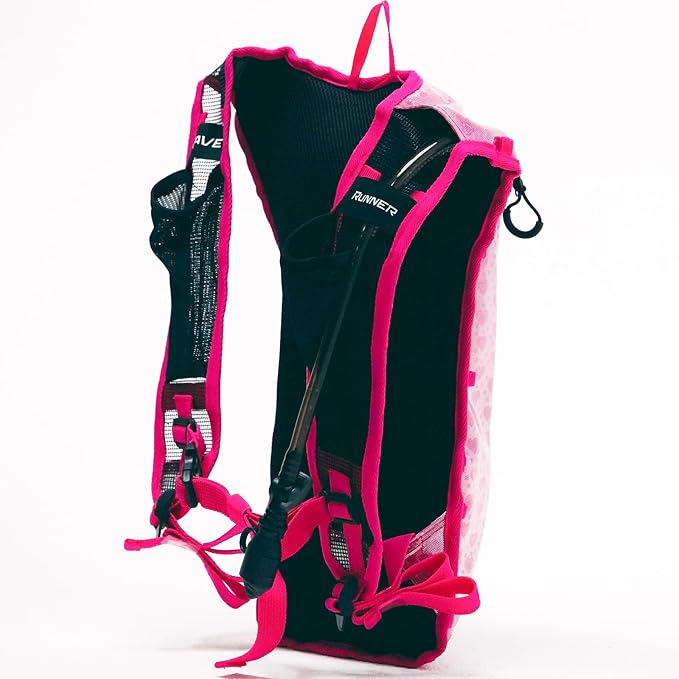 RAVERUNNER® Rave Hydropack - 2L Water Backpack for Raves, Festivals, Hiking, Running - Festival Hydration Pack for Hydration Backpack Rave