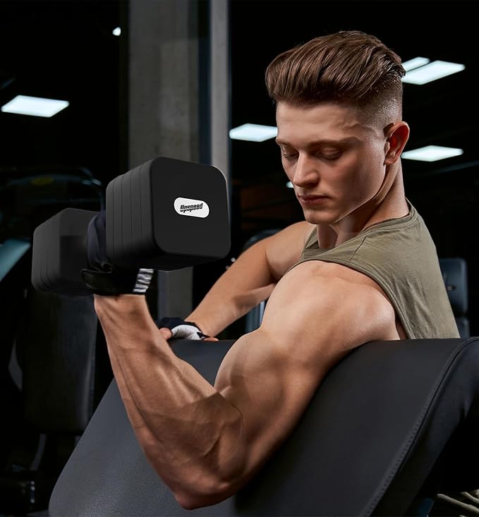 15LB 20LB 50LB Adjustable Dumbbell Set Free Weights Dumbbells Set for Women Men Hand Weights Sets Adjust Dumbbell Weight Sets for Home Gym Exercise Workout Strength Training Equipments