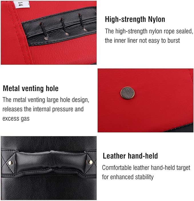 ZJchao Boxing Target,Taekwondo Kick Pads Boxing Karate Pad PU Leather Muay Thai MMA Martial Art Kickboxing Punch Mitts Punching Bag Kicking Training