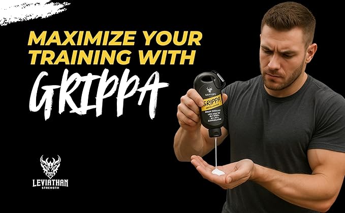 | GRIPPA | Liquid Chalk | Mess Free Gym Chalk for Weightlifting | Gymnastics | Rock Climbing | Dancing | Sweat Resistant | The Ultimate Grip Enhancer |