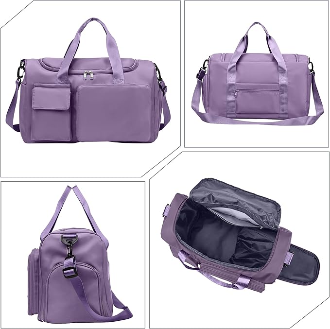 Supercenter Gym Bag, For Both Men and Women, Foldable, With Shoe Compartment and Wet/Dry Compartment