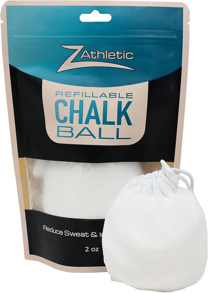 Z Athletic Gym Chalk Ball for Rock Climbing, Gymnastics, and Weightlifting
