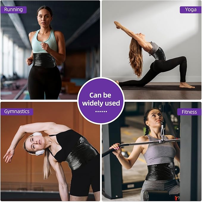 60 Meters Black Osmotic Plastic Body Wrap,Workout & Sweat Enhancer Stomach Film Body Applicator Power Wrap,DIY Sauna Wrap(1 Rolls)