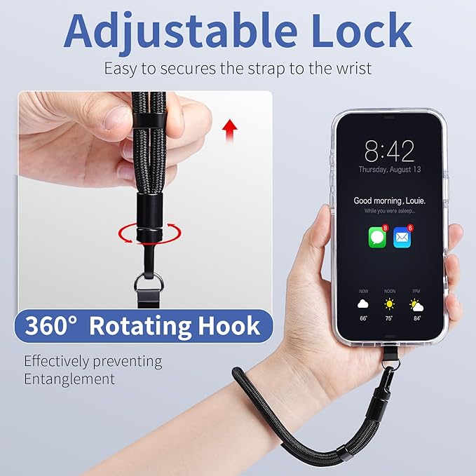 2 Pack Phone Lanyard for Cellphone Case, Phone Wrist Strap for Case, Cellphone Strap Wrist Lanyard for Women and Men