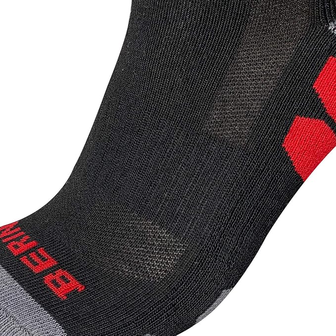 BERING Men's Ankle Socks Athletic Running Cushion Quarter (6 Pairs)