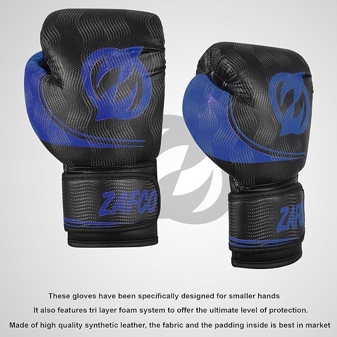 Zafco Kids Boxing Gloves for Kids Junior Muay Thai Kick Boxing Training MMA Punching Bag Children Youth