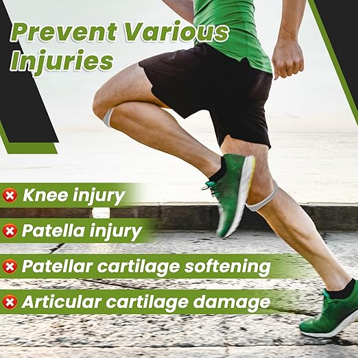 2PCS Patellar Tendon Knee Strap Knee Band for Knee Pain Relief Patella Knee Band for Basketball Running Sports Breathable Patellar Tendon Support Strap