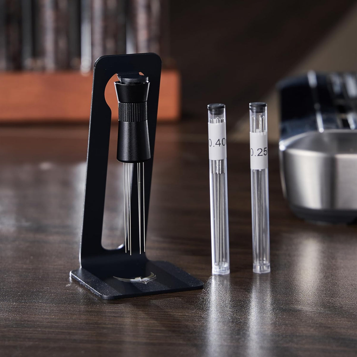 58mm Espresso Machine Accessories Kit Includes Coffee Tamper, Distribution Tool, Tamping Box, Puck Screen, Portafilter Funnel for Perfect Espresso Shots