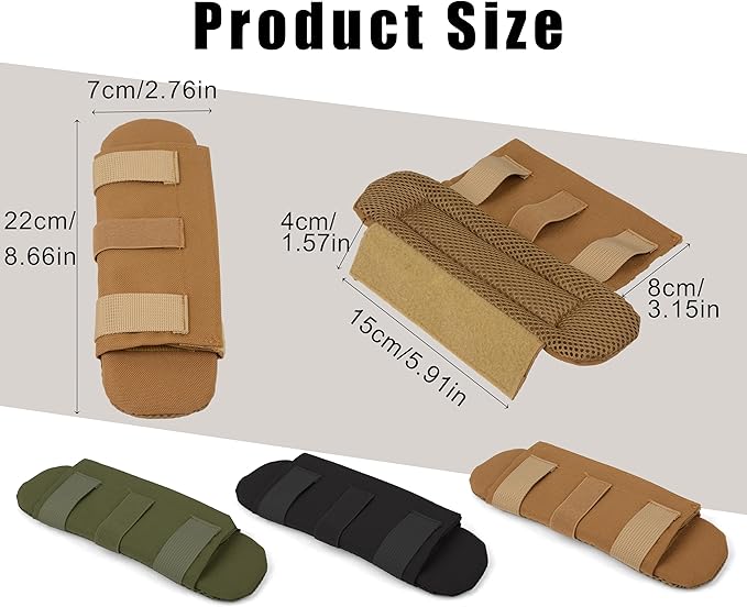 2 Shoulder Strap Pads,Backpack Shoulder Pads,Shoulder Strap Pads for Optimal Weight Distribution,Suitable for Weighted Vests,Backpacks,Computer Bags,Harnesses
