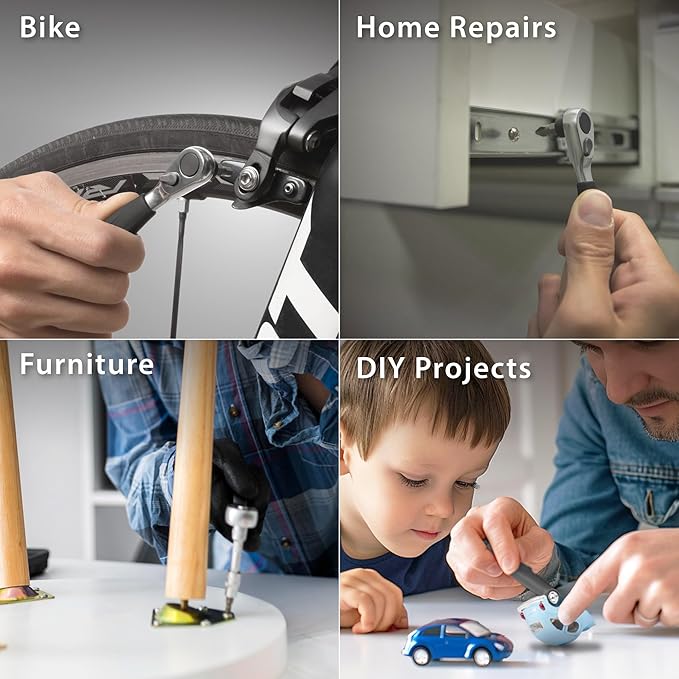 BONE Bike Portable Tool Kit Lite, 12-in-1 Mini Bicycle Repair Capsule, Scratch-Free & Waterproof Silicone Bag for Emergency Maintenance, Cycling Accessory with Ratchet Wrench for Biking & Home Repair