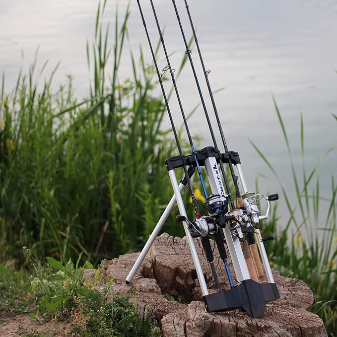 2 Pack Rod Caddy Fishing Rod Rack and Carrier