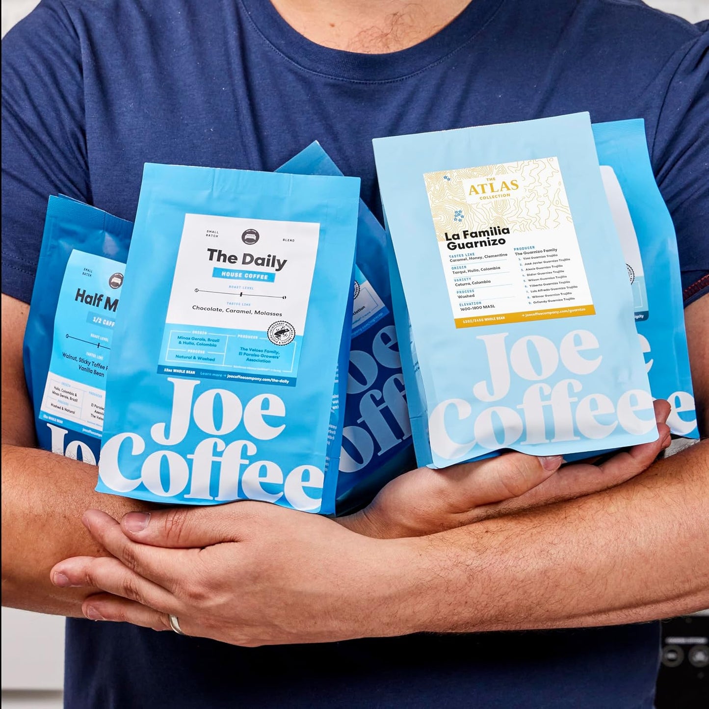 Joe Coffee Company - La Familia Guarnizo Ground Specialty Coffee, 6 oz Bag | NYC Roaster, Rainforest Alliance Certified, Kosher, Climate-Friendly
