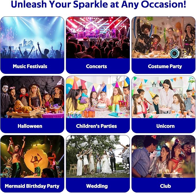 Body Glitter Gel, Face Shimmer Glitters for Women Girls, Long Lasting Sparkly Makeup for Birthday Christmas Festivals, Nails Hair Eyeshadow Paint Accessory (Silver)