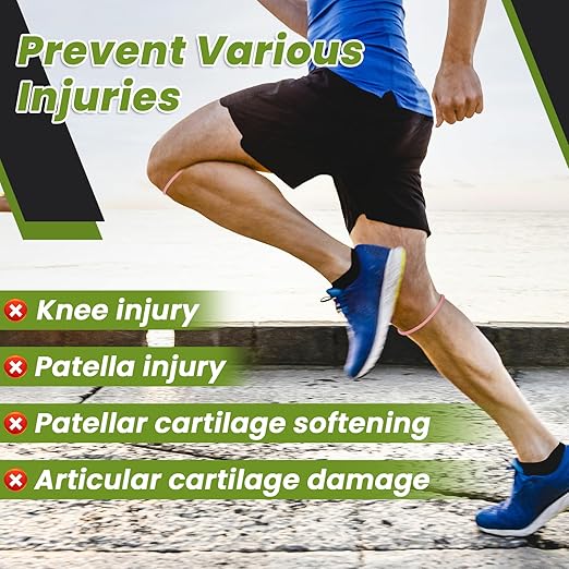 2PCS Patellar Tendon Knee Strap Knee Band for Knee Pain Relief Patella Knee Band for Basketball Running Sports Breathable Patellar Tendon Support Strap