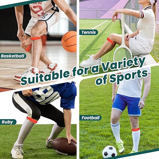 2PCS Patellar Tendon Knee Strap Knee Band for Knee Pain Relief Patella Knee Band for Basketball Running Sports Breathable Patellar Tendon Support Strap