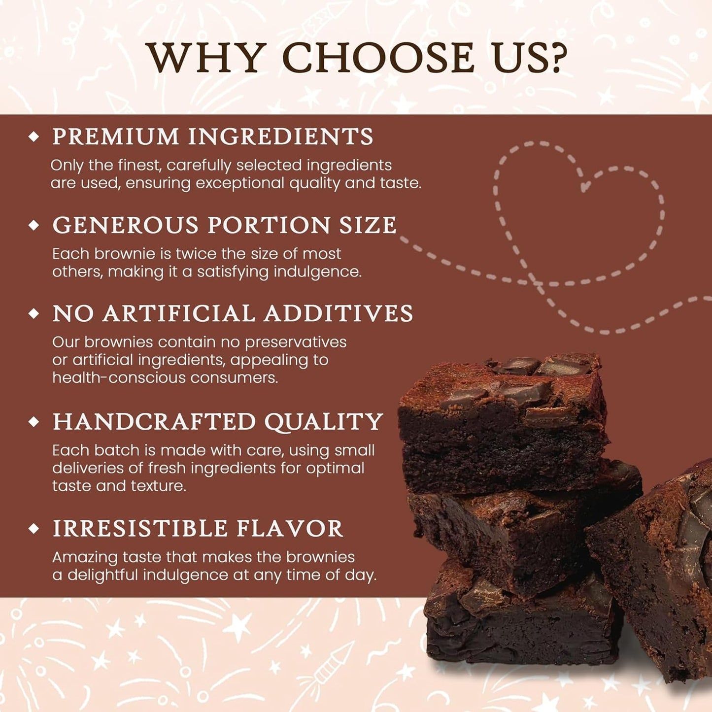 Ruth’s Brownies Cherry Cake Style Brownies 2 Dozen – Gourmet Baked Treats | Delicious Gift with The Finest Ingredients | Guaranteed to Arrive Fresh