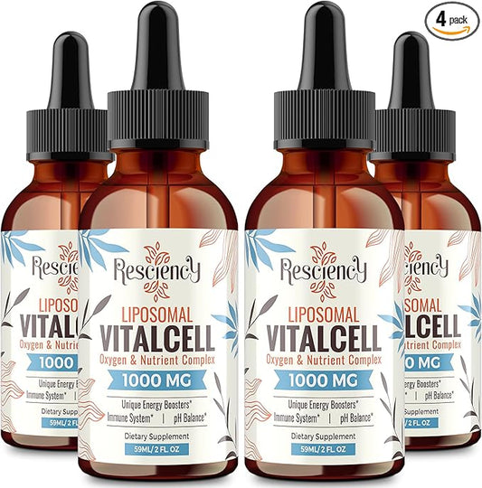 13-in-1 Liquid Oxygen & Nutrient Supplement for Energy, Altitude Support, Performance, Antioxidant, Immune, Fatigue & Detox, Liposomal for High Absorption, pH Balance, Organic, Gluten Free, 8 Fl Oz
