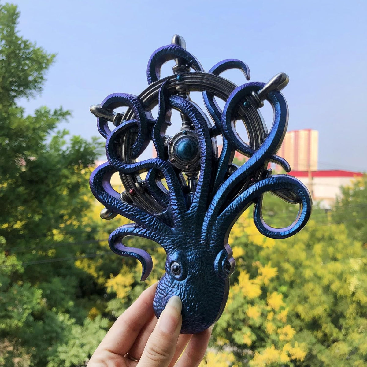 Octopus Resin Mold, Cute Silicone Octopus Epoxy Molds, 3D Large Animal Silicone Molds for Resin Casting, Wall Hanging, Desktop Ornament Home Decor (6), OSM-58