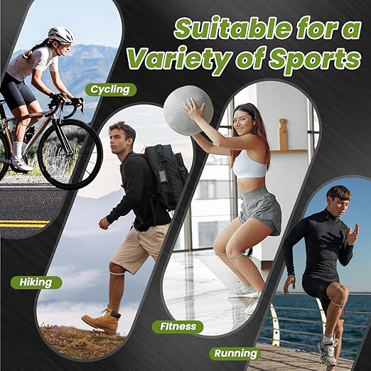 2PCS Patellar Tendon Knee Strap Knee Band for Knee Pain Relief Patella Band for Basketball Running Sports Breathable Patellar Tendon Support Strap