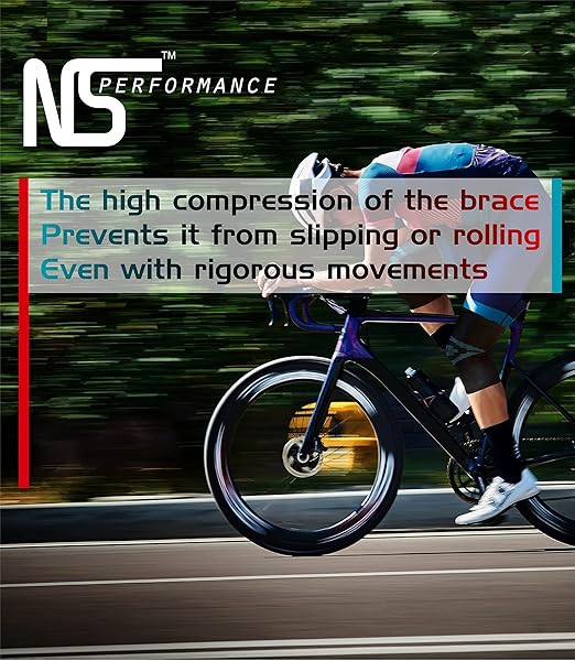 1V5 Performance Knee Support Compression Sleeve for Men & Women - Premium Recovery & Compression Sleeve for Weightlifting, Gym, Workout, Sport, Meniscus Tear, Arthritis - Please Check Sizing Chart