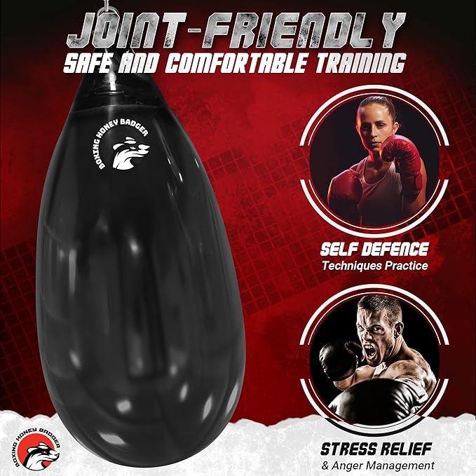 2nd Generation Seamless Anti-Leak 110lb Water Punching Heavy Bag for Adults Heavy Duty Boxing Water Bag