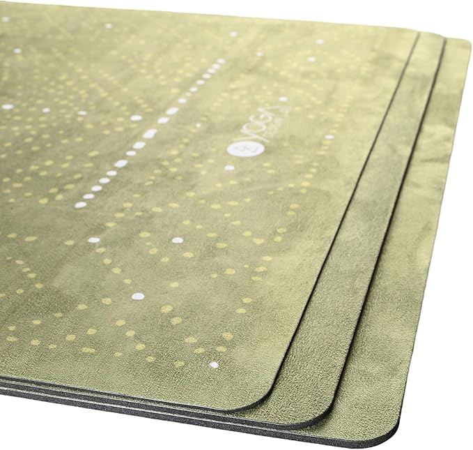 YOGA DESIGN LAB | The Combo Yoga Mat | 2-in-1 Mat+Towel | Eco Luxury | Ideal for Hot Yoga, Power, Bikram, Ashtanga, Sweat | Studio Quality | Includes Carrying Strap!