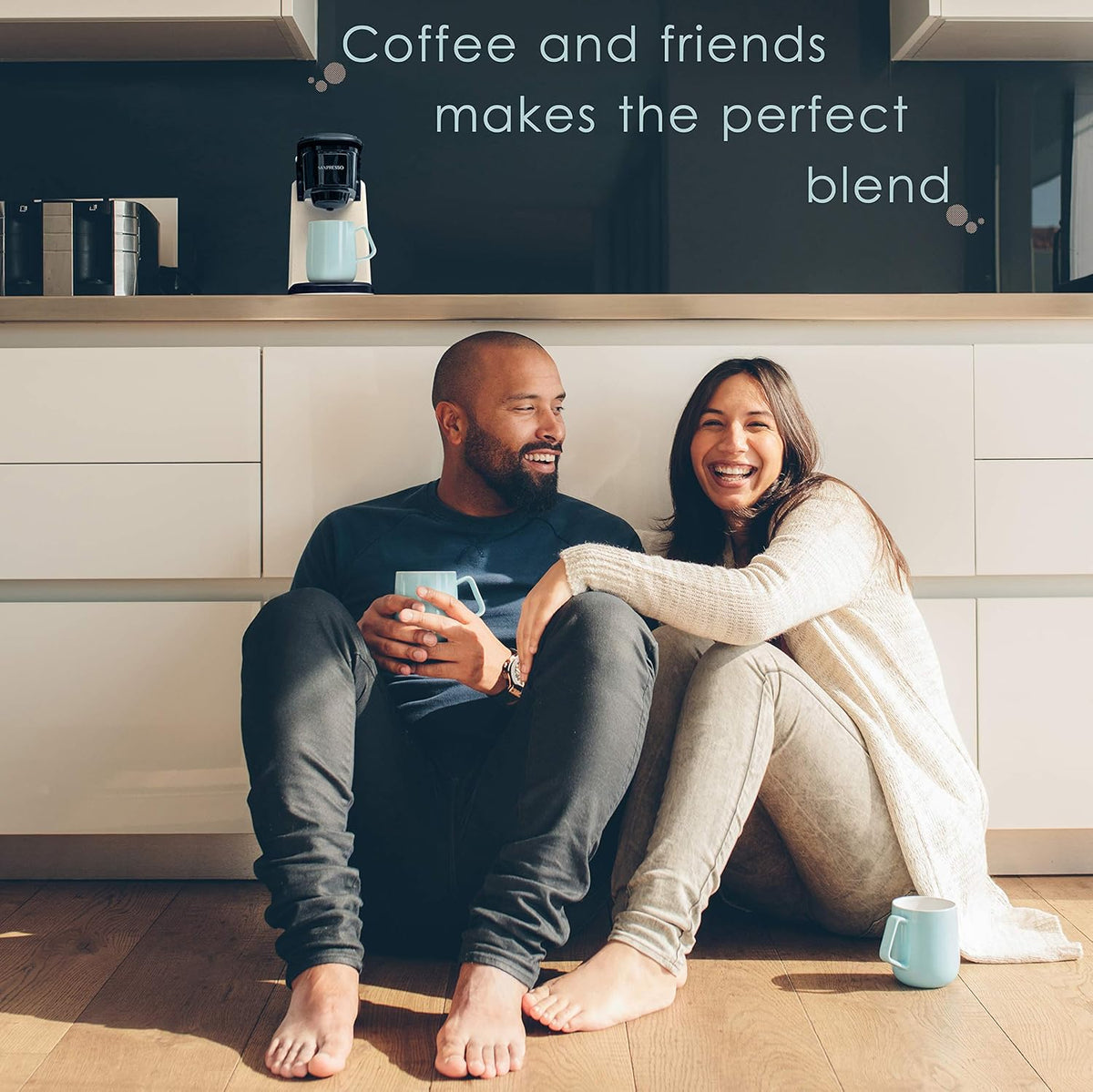 Mixpresso Single Cup Coffee Brewer - Quick Brew, One Touch Function, 12oz One Cup Coffee Maker