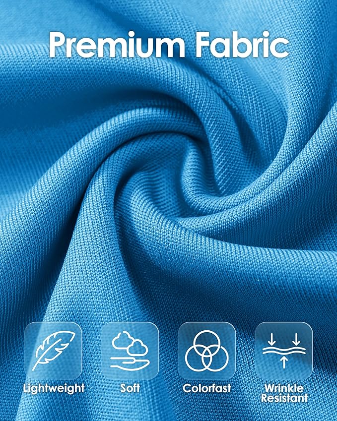 Boladeci Men's Swim Shirt Short Sleeve UPF 50+ Sun Protection SPF UV Moisture Wicking Lightweight Quick Dry Rash Guard