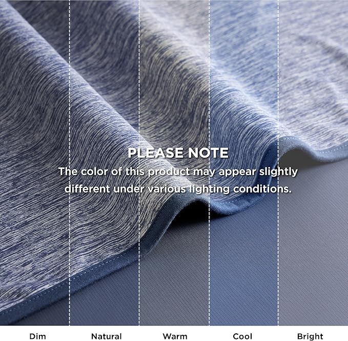 Bedsure Summer Cooling Blanket Queen Size for Hot Sleepers with Sports Mesh Design, Arc-Chill Q-Max 0.4 Lightweight Breathable Ice Cold Blanket for Night Sweats, 90 x 90 Inches, Mesh Navy