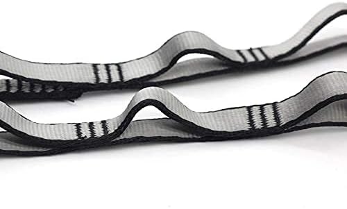 PRIOR FITNESS 2pcs Nylon Daisy Chain Straps for Aerial Yoga Hammock Swing Adjustable Aerial Silk Extender Strap Rope Anti-Gravity Yoga Extend Belts