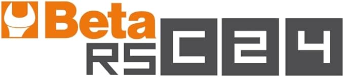 Beta RSC24 Heavy Duty Rolling Tool Cabinet, 5 Drawers, Black, Ball Bearing Slides, Rubber Mat Liners, 5" Casters, Anti-Fall Edge Worktop, 1760 lbs Load Capacity, Made in Italy