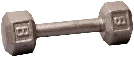 Body-Solid Cast Iron Hexagon Dumbbell, Hand Weights For Men and Women, Weight Dumbbells for Strength Training, Body Building Home Gym Training Gear