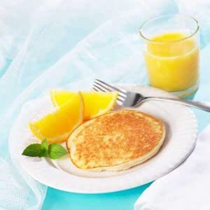 Nutmeg State Nutrition HealthyWise - High Protein Pancake Mix, 15g Protein, Low Carb, Low Calorie, Low Sugar, Healthy Breakfast Meal, KETO Friendly, 7 Servings Per Box (Golden Delicious, 1 Pack)