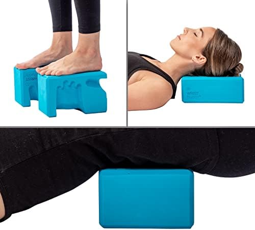 WRIST Buddy® Yoga Blocks 2 Pack | Reduces and Prevents Wrist Pain, Enhances Comfort Stability and Grip Strength on the Blocks | Hand-Shaped Blocks | EVA Yoga Accessories Set | Best Gifts for Yoga