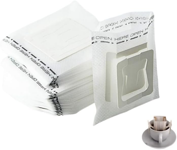 Coffee Filter Bag，Coffee Tea Bag，Drip Bag Coffee ，Suitable for Single Cup, Office, and Outdoor Use With Ease (50)