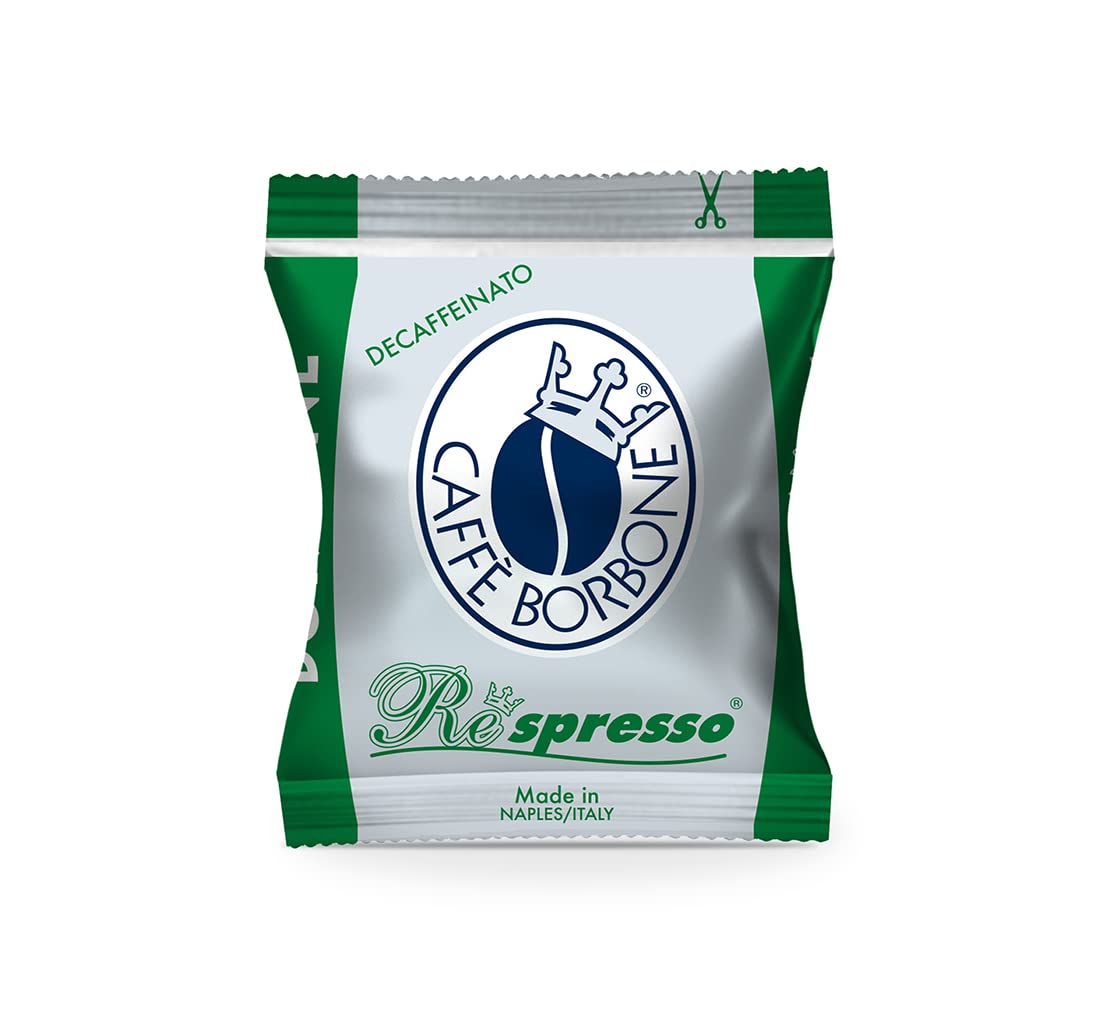 Caffe Borbone Nespresso Compatible Coffee Pods, DEK Blend Decaffeinated, Medium Roast, Decaf Espresso - NOT compatible with Vertuo - 100 Count