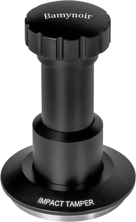 58mm Espresso Tamper,Impac Coffee Tool Espresso,Compatible WithE61, Flair 58, ECM etc.Portafilter 58mm,30lb,316 Stainless Steel. (58MM Black)