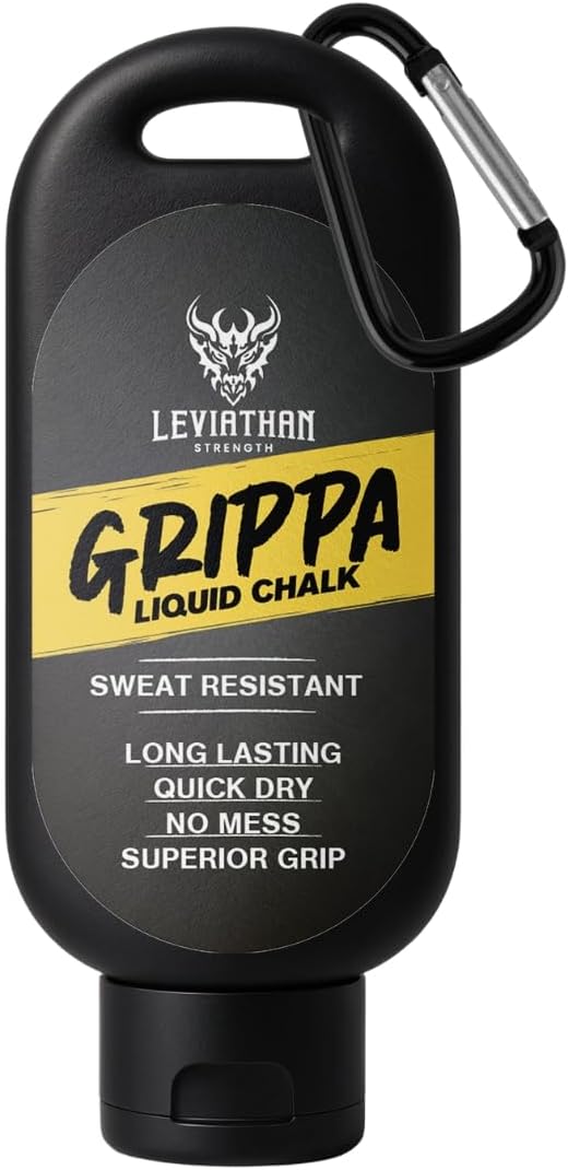 | GRIPPA | Liquid Chalk | Mess Free Gym Chalk for Weightlifting | Gymnastics | Rock Climbing | Dancing | Sweat Resistant | The Ultimate Grip Enhancer |