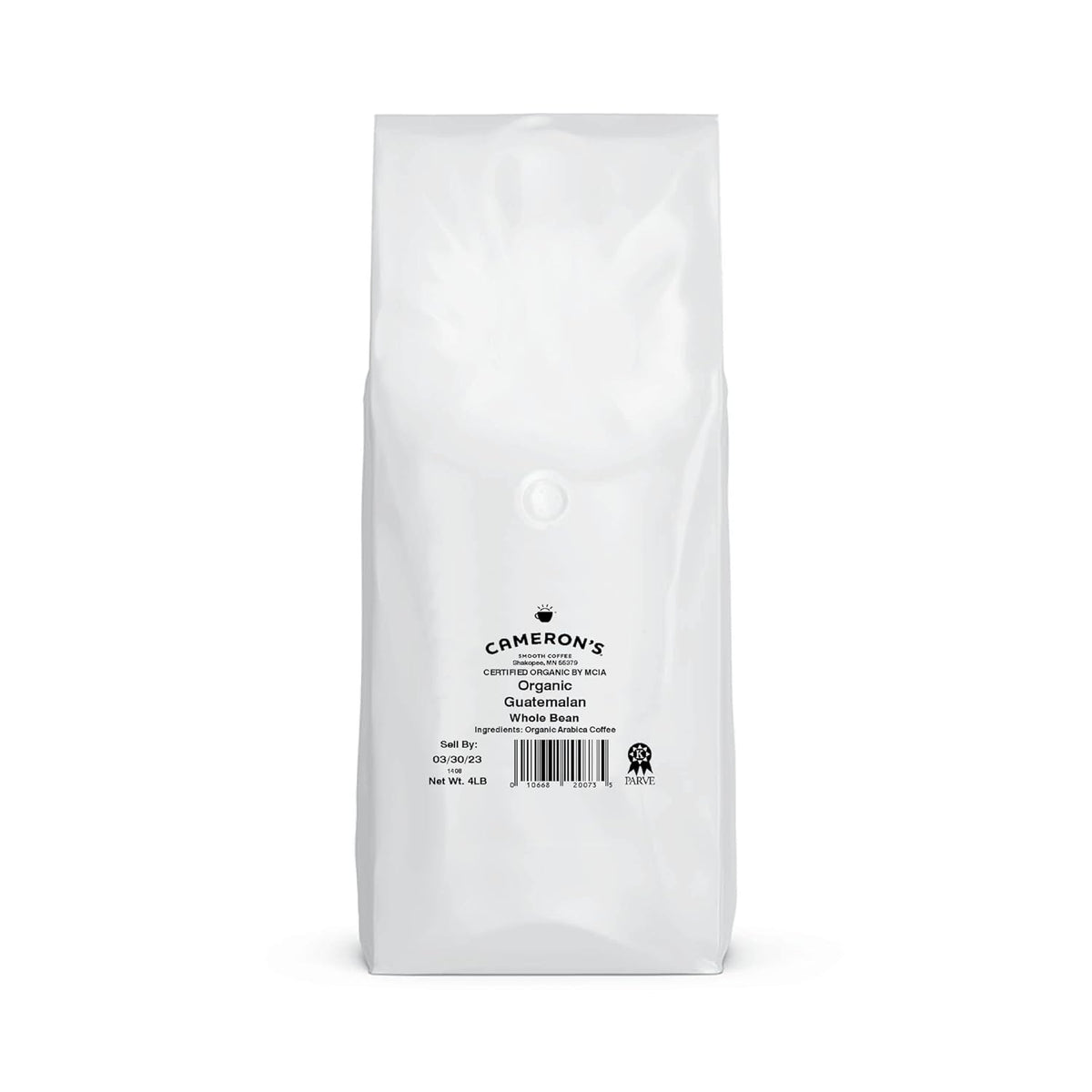 Cameron's Coffee Roasted Whole Bean Coffee, Organic Guatemala, 4 Pound