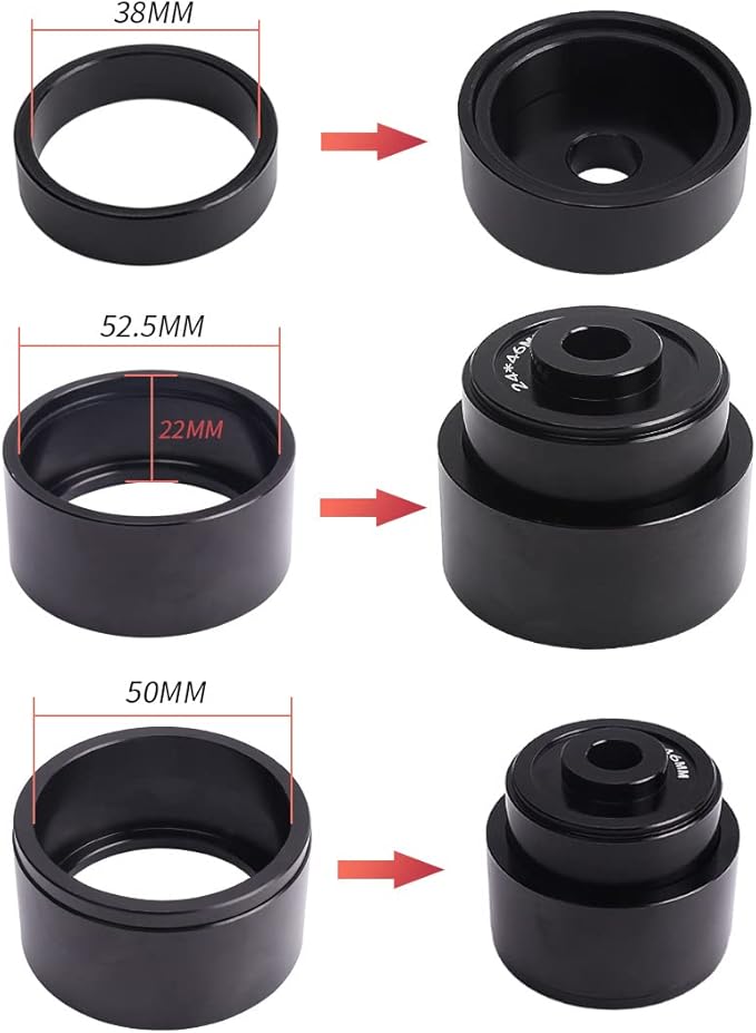 Bicycle Bearing Press Removal Tool，Bicycle Bearing Puller Install Tool, Bike Bottom Bracket Removal Tool Kit, Bicycle Bearing Press Kit BB73 BB86 BB30 BB91 BB92 PF30, MTB Road Bicycle Repair Tools