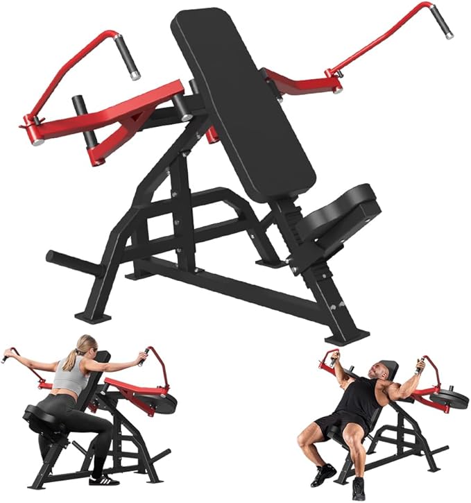 Chest Press Machine,Incline Chest Fly Machine,Deck Fly Machine,Upper Body Strength Training Equipment for Home Gym