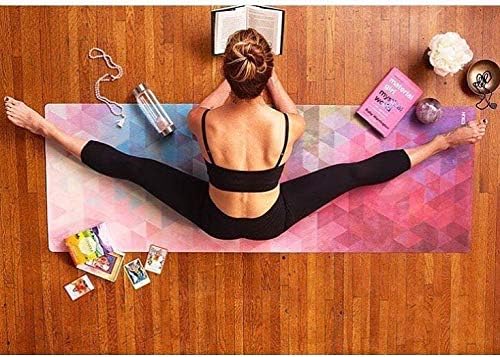 YOGA DESIGN LAB | The Combo Yoga Mat | 2-in-1 Mat+Towel | Eco Luxury | Ideal for Hot Yoga, Power, Bikram, Ashtanga, Sweat | Studio Quality | Includes Carrying Strap!