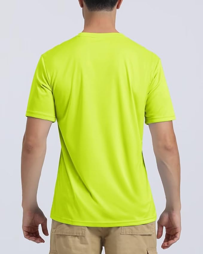 Boladeci Men's Swim Shirt Short Sleeve UPF 50+ Sun Protection SPF UV Moisture Wicking Lightweight Quick Dry Rash Guard