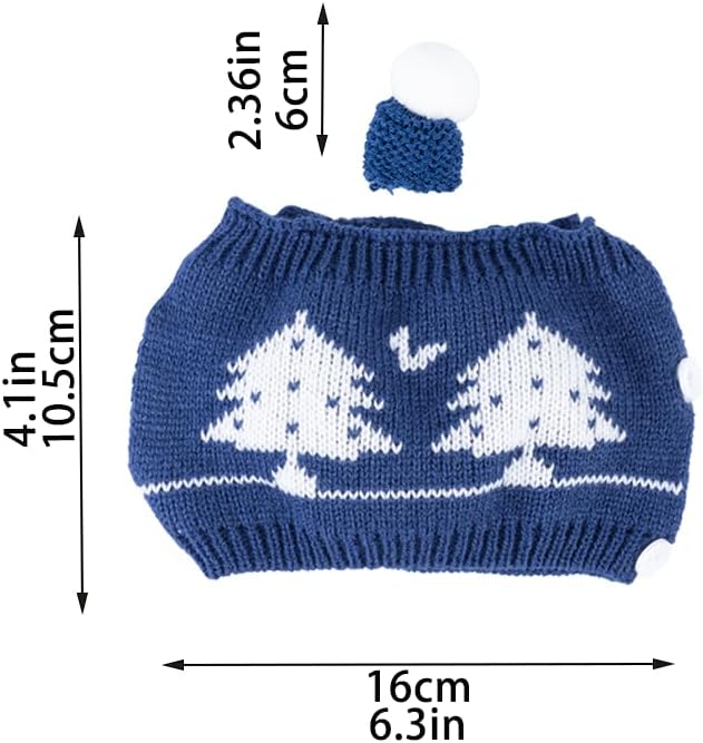 Tea Cozy Suitable for a 600ml,20oz Tea Pot,Teapot Warmer -100% Acrylic Fibers Filling,Two Piece (Blue Tree)