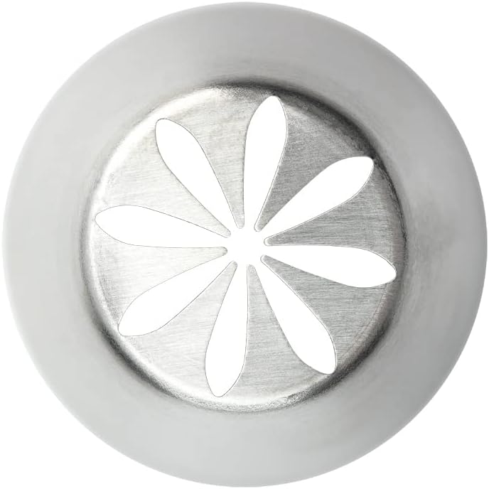 Restaurantware-Russian Piping Tip, 1 Flower Cake Decor Piping Tip - #7, Corrosion-Resistant, Stainless Steel Decorating Tip For Frosting, Dishwashable, Decorate Cupcakes, Cakes, or Cookies